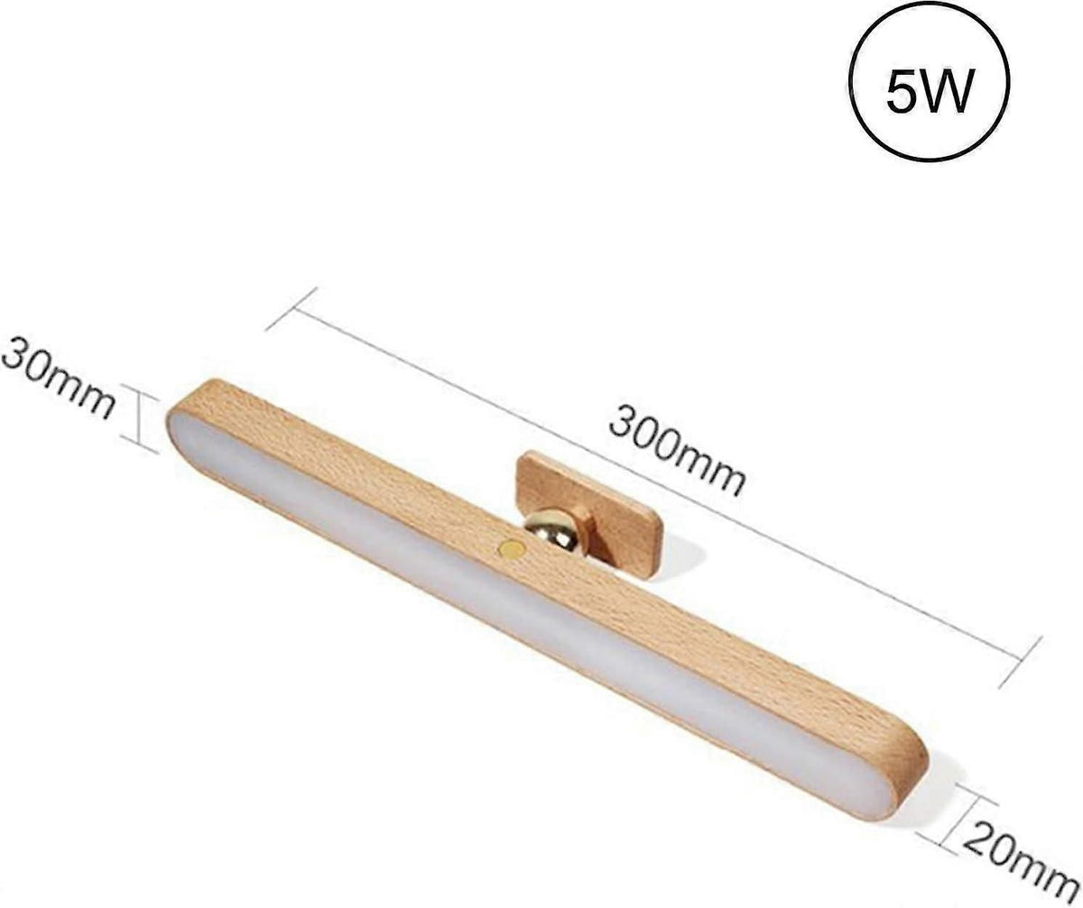 Usb Rechargeable Bathroom Mirror Light Dimmable Touch Led Vanity
