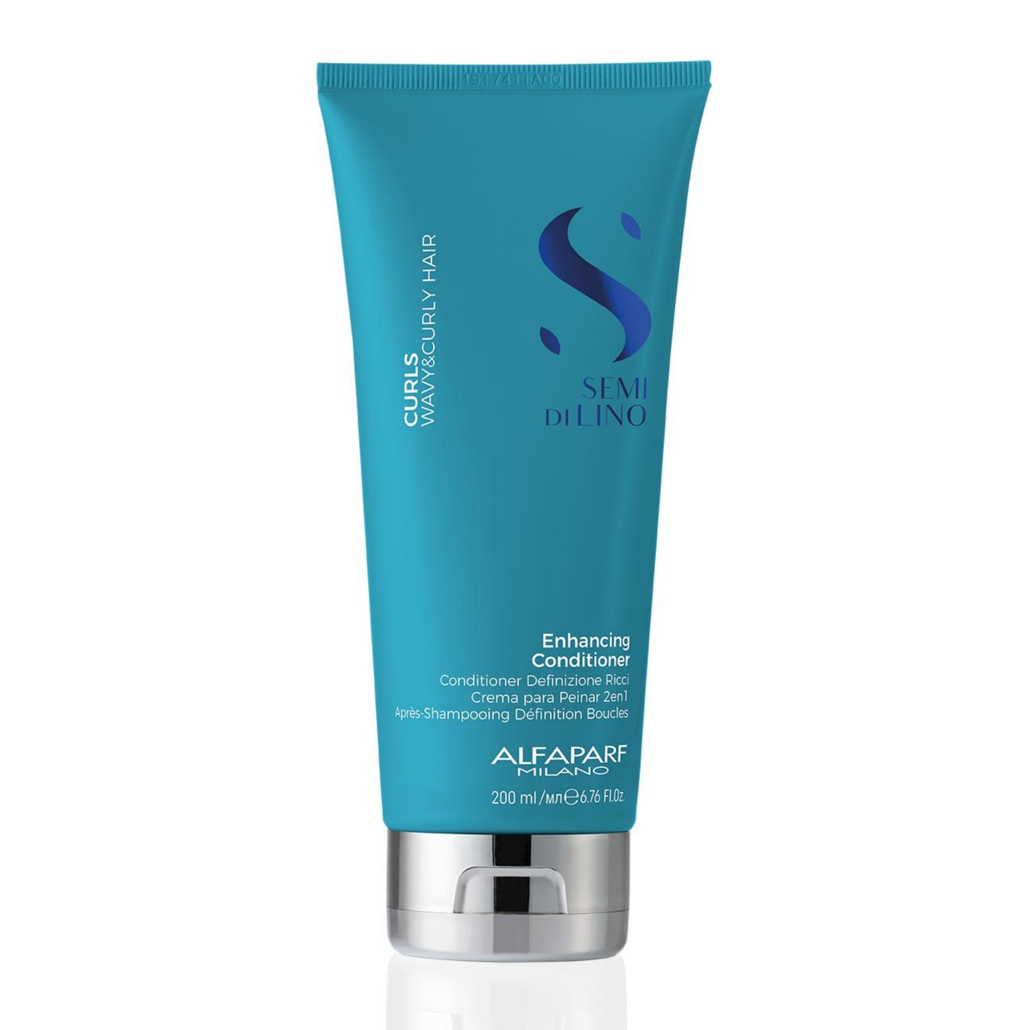Alfaparf Milano Semi Di Lino Curls Enhancing Conditioner for Wavy and Curly Hair - Hydrates and Nourishes - Reduces Frizz - Protects Against Humidity - Vegan-Friendly Formula200 ml