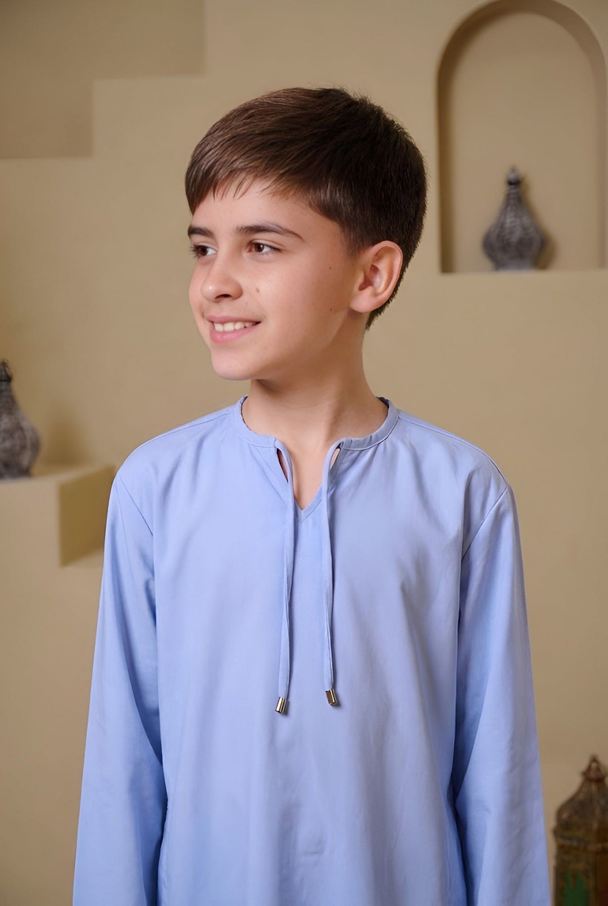 Sahil Kids Abaya - Blue