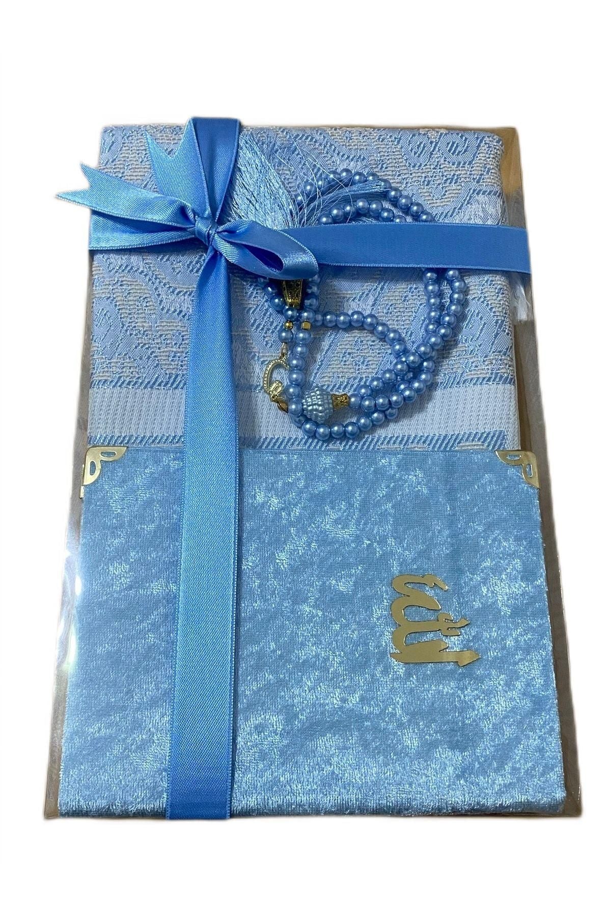 Taffeta Fringed Prayer Rug Gift Bundle
