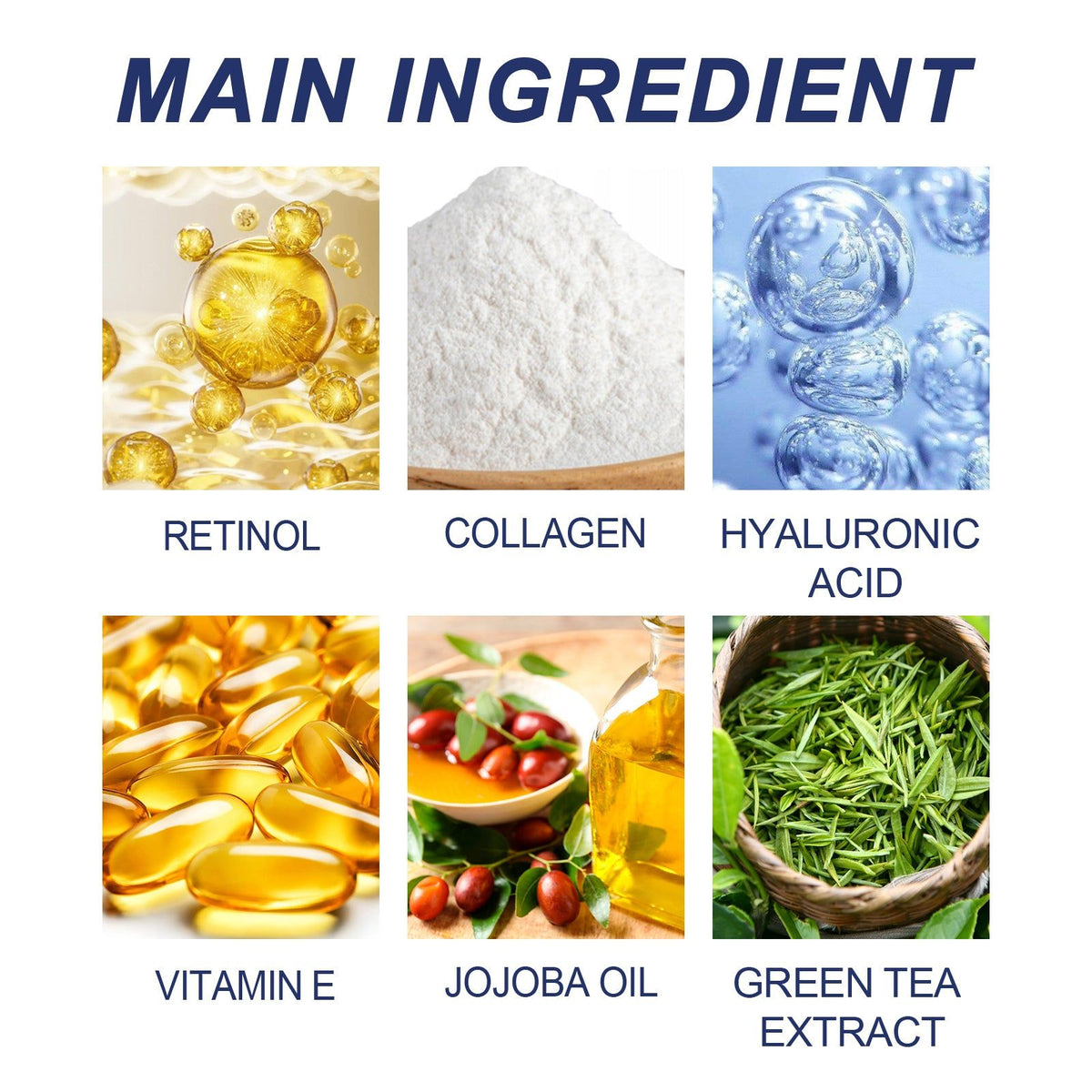 Collagen Retinol Cream for Fine Lines, Moisturizing, Anti-Aging, Skin Firming ,50ml