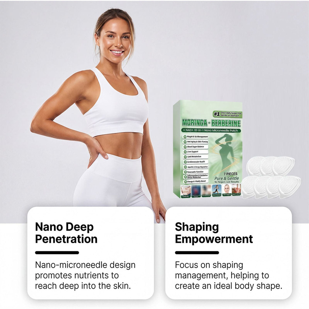 Herbal Body Care Patches Skin-Friendly Stickers 7pcs