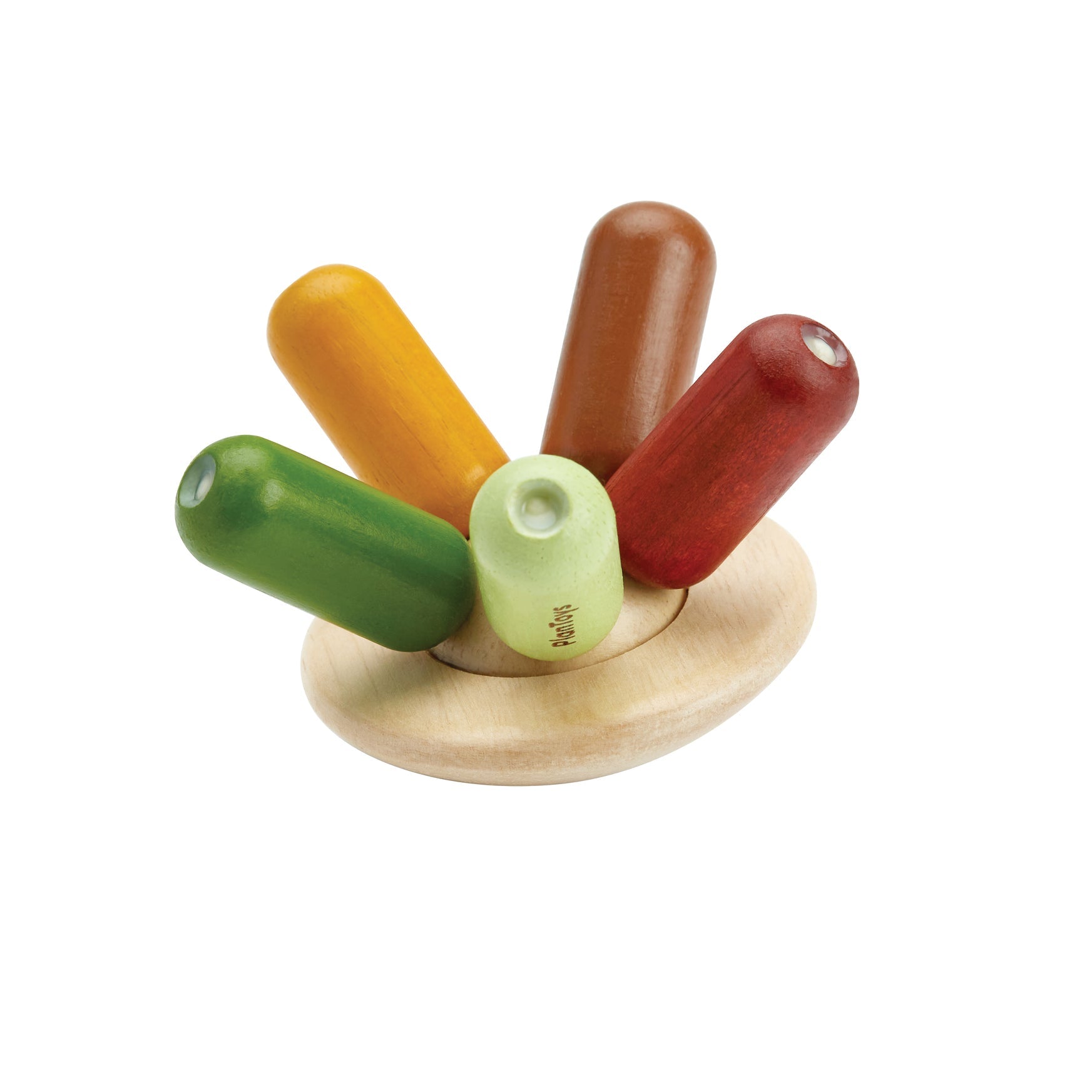 PlanToys Flexi Jellyfish — Modern Rustic | Wooden Baby Toy