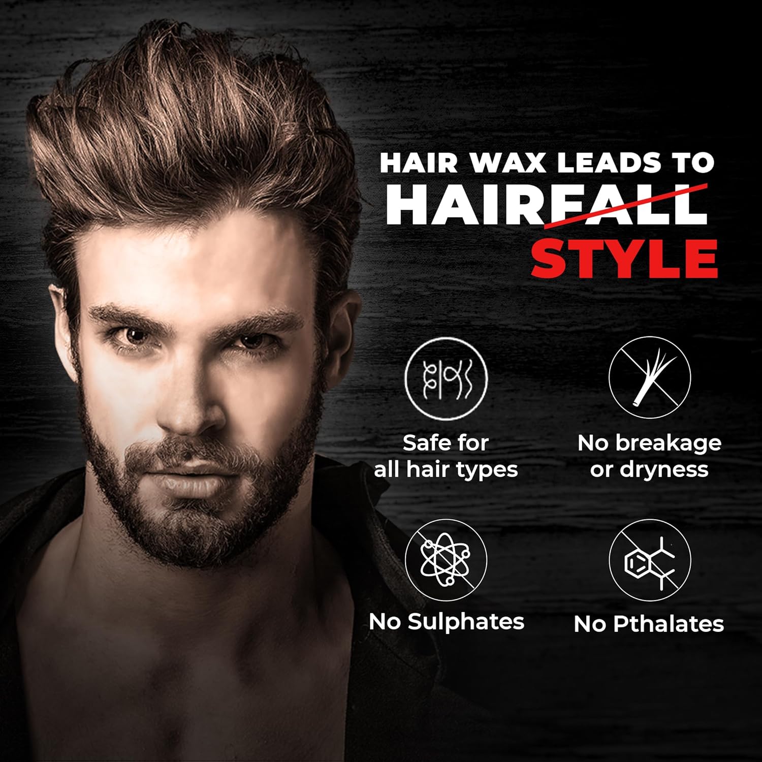 Beardo Strong Hold Clay Wax 100g