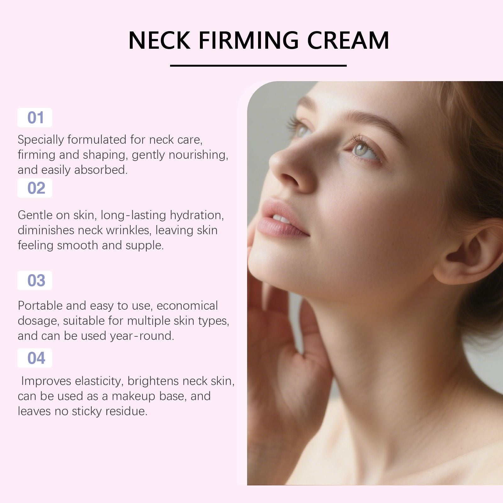 Neck Care Roller Cream Hydrating Massage 120g