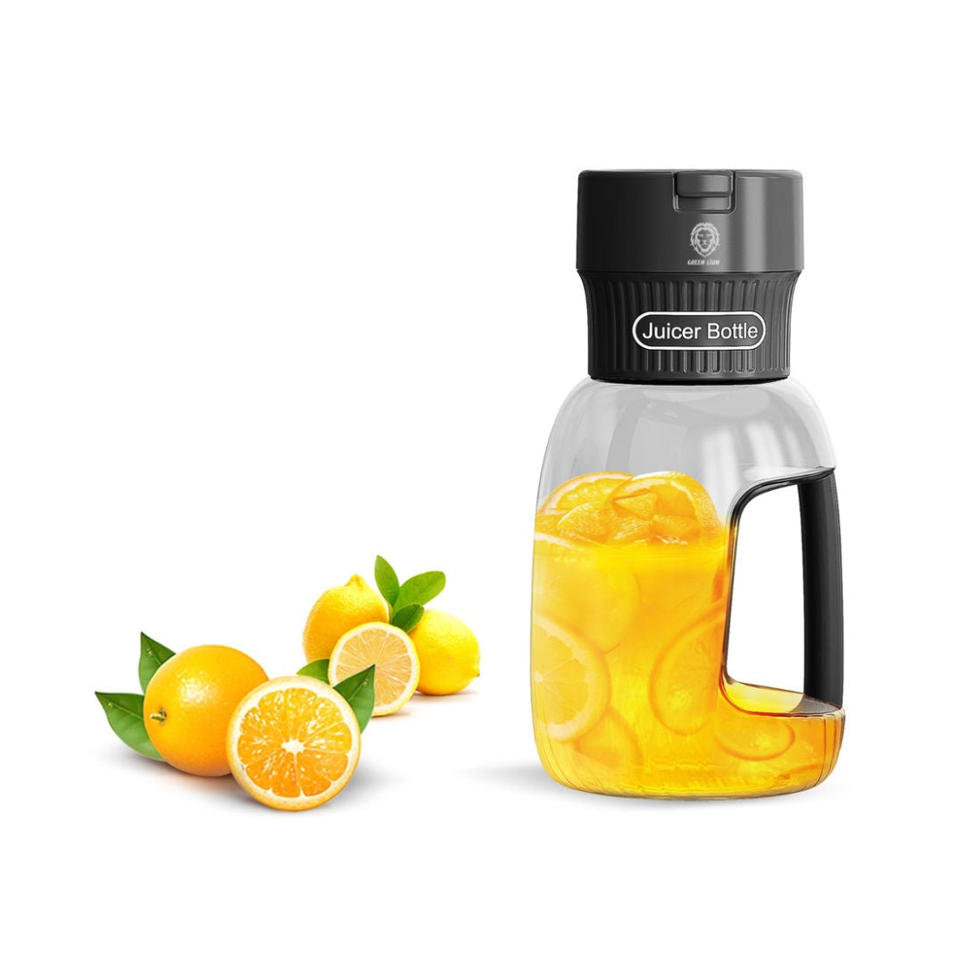 Green Lion Mega Portable Blender 1L, High-Capacity Personal Blender, Black