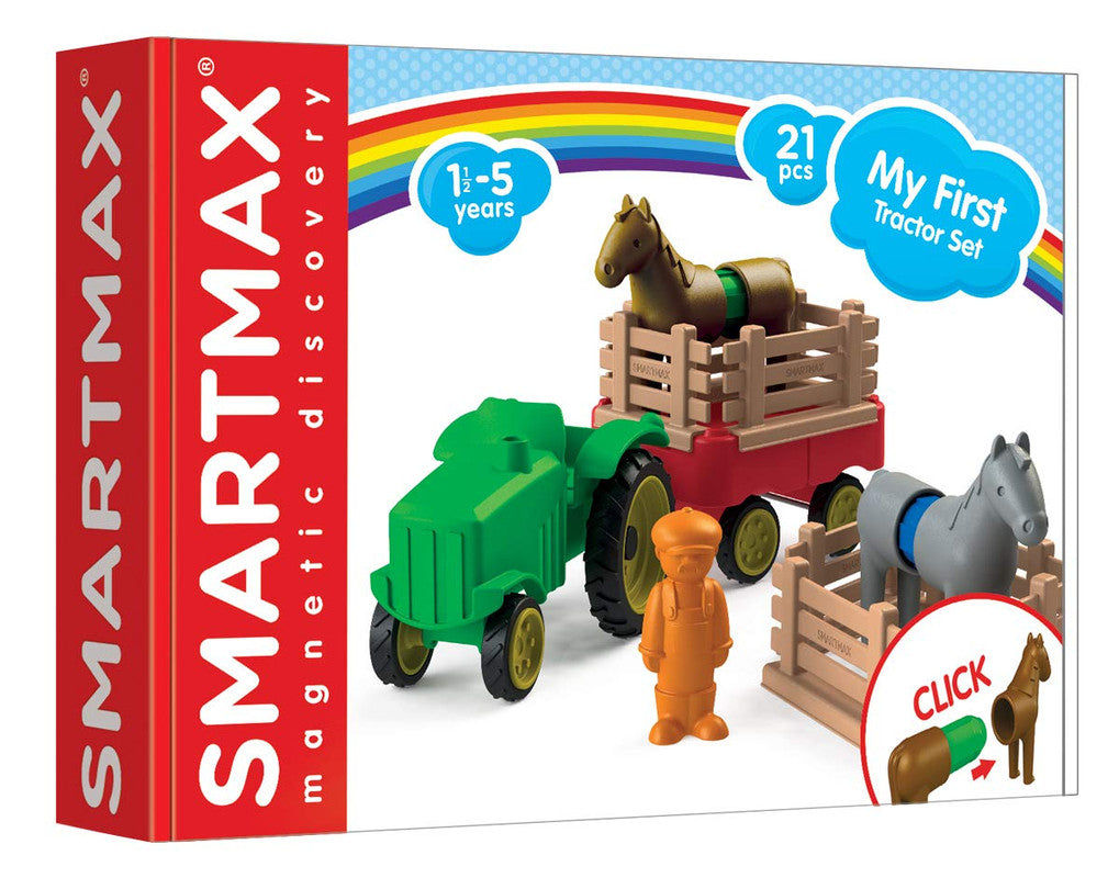 SmartMax My First Tractor — Magnetic Building Set