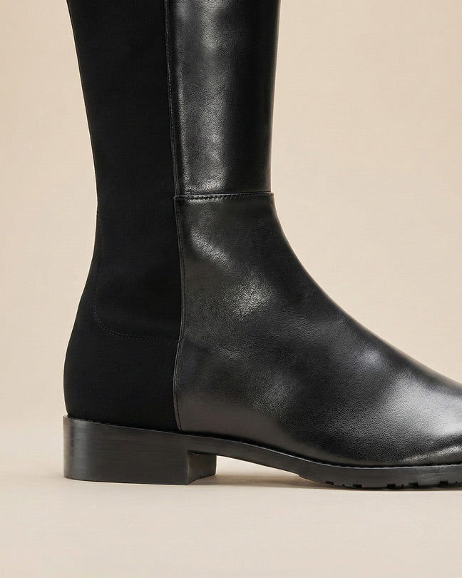 Stuart Weitzman 5050 leather BLK boots