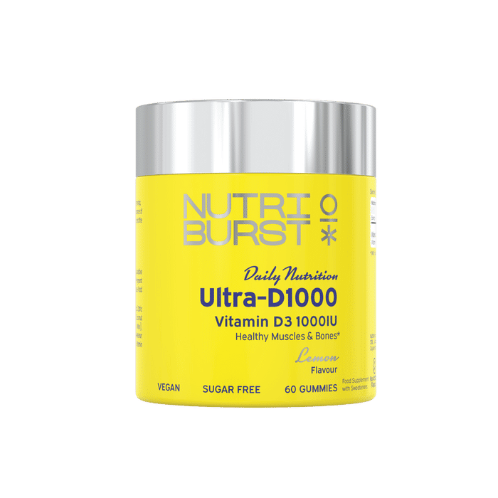 Nutriburst UltraD3 1000 IU Lemon 60 Gummies