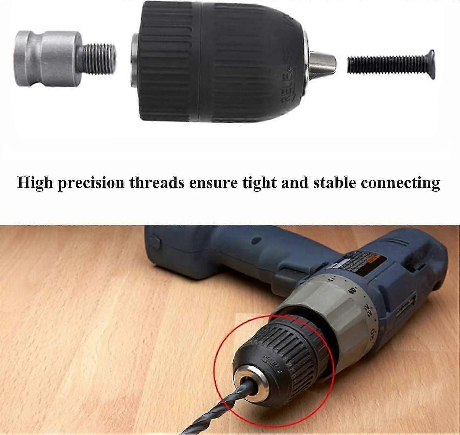 2-13mm Keyless Chuck 1/2-20unf Keyless Chuck With Sds Plus Adapter Drill Accessories