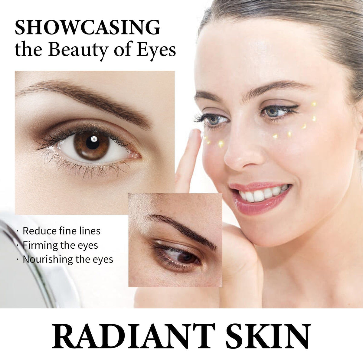 Revitalizing Periocular Care, Retinol Collagen Eye Cream for Dark Circles, Wrinkles, and Firming ,30g