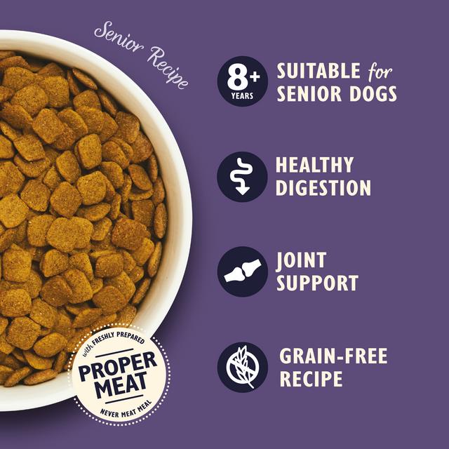 Lily's Kitchen Adult 8+ Senior Recipe Turkey, Trout and Seasonal White Fish Dry Dog Food 7kg
