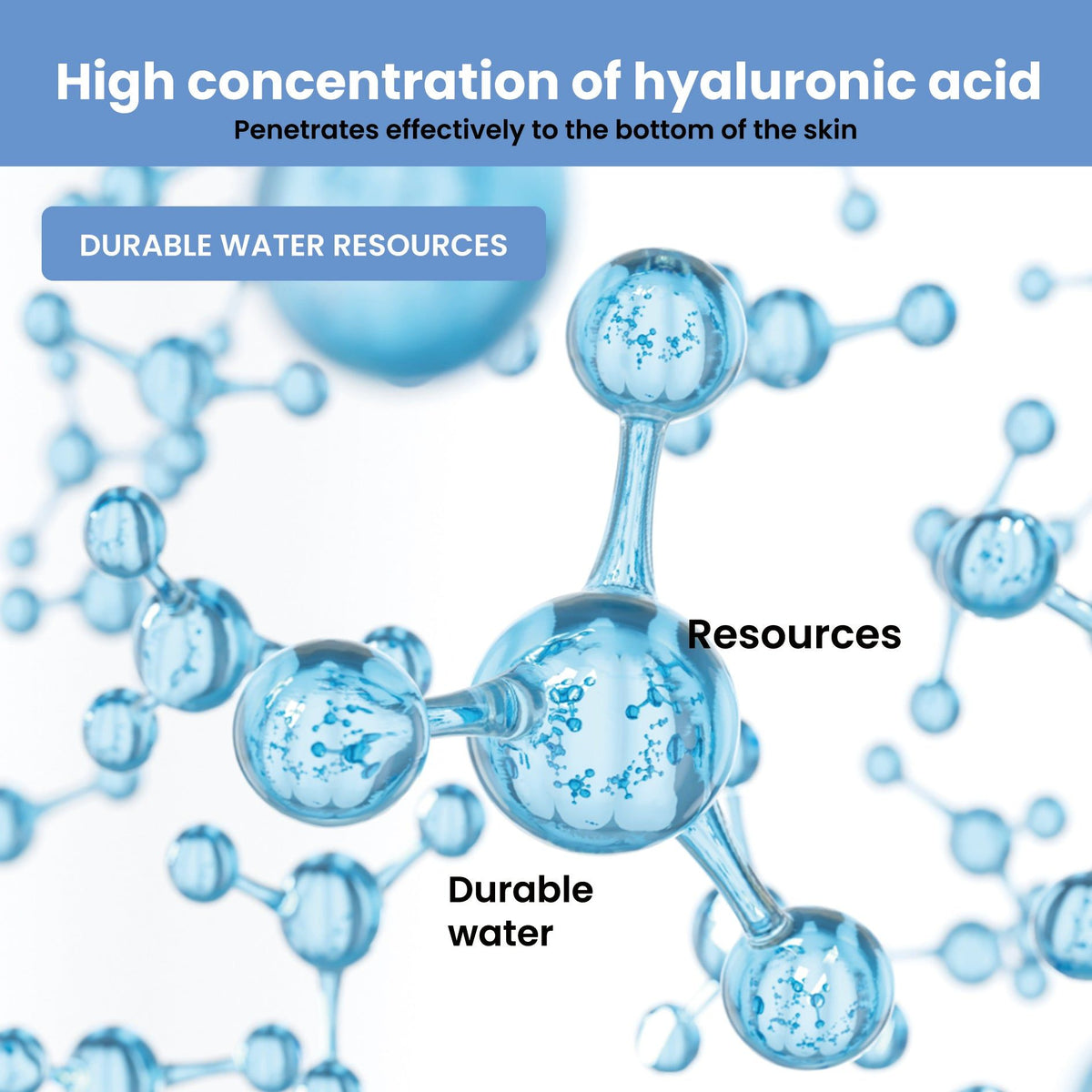 Deep Curing Hyaluronic Acid Serum, Fade Wrinkles, Hydrating, Anti-Aging, Skin Firming ,15ml