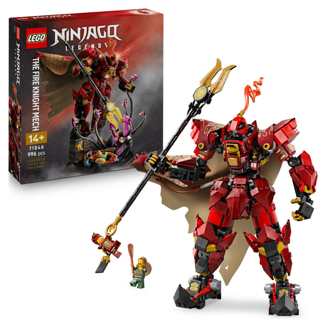 LEGO NINJAGO The Fire Knight Mech Building Play Set, For Age 14+ Years