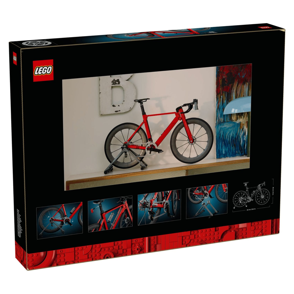 LEGO Icons 11380 Road Bike Sports Decor Building Toy Set, 1015 Pieces for Adults 18 Years and Above