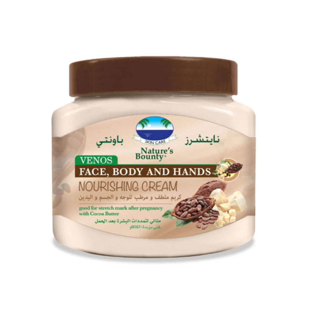 Nature's Bounty Venos Cocoa Butter Body Cream, 600ml