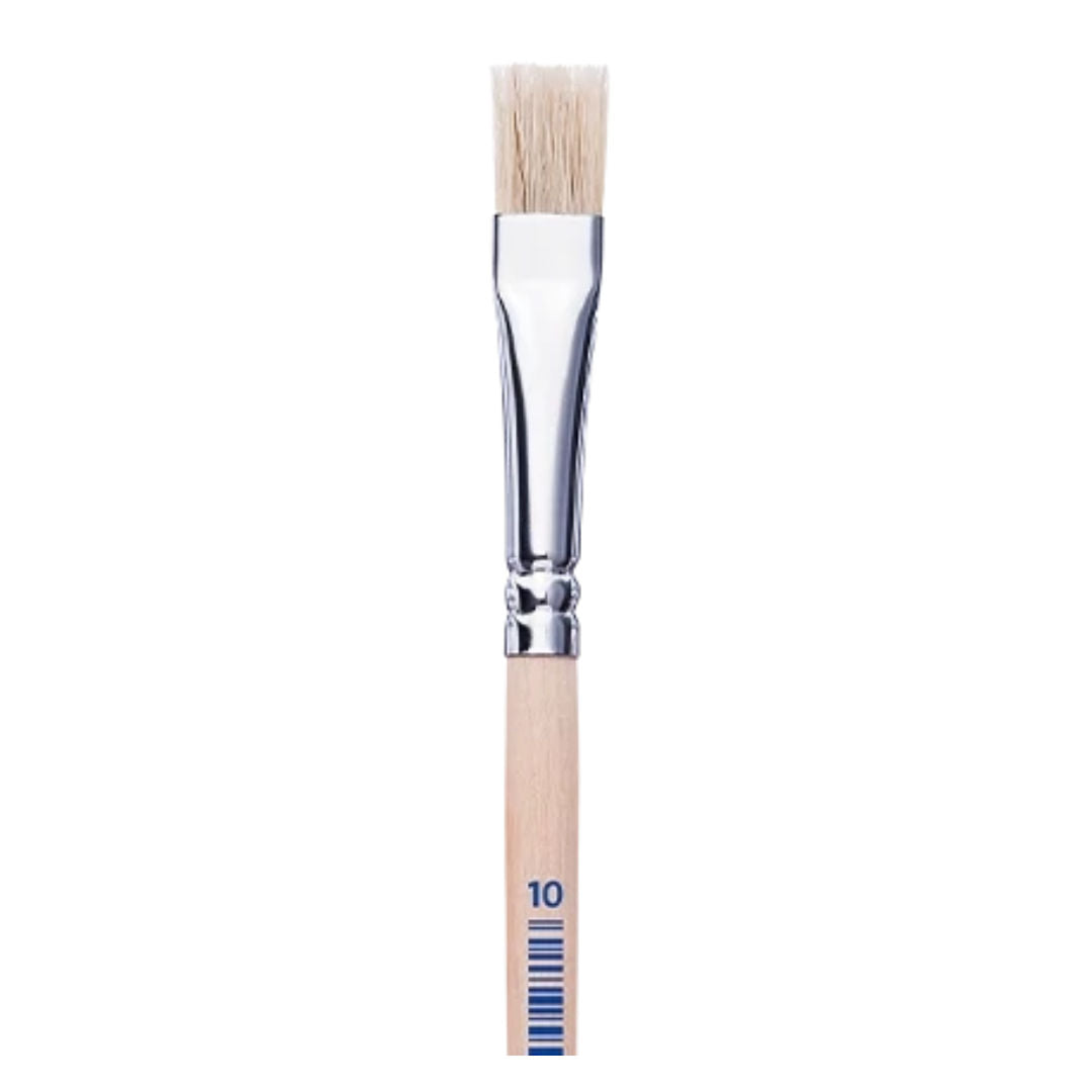 Pelikan White Flat Brush