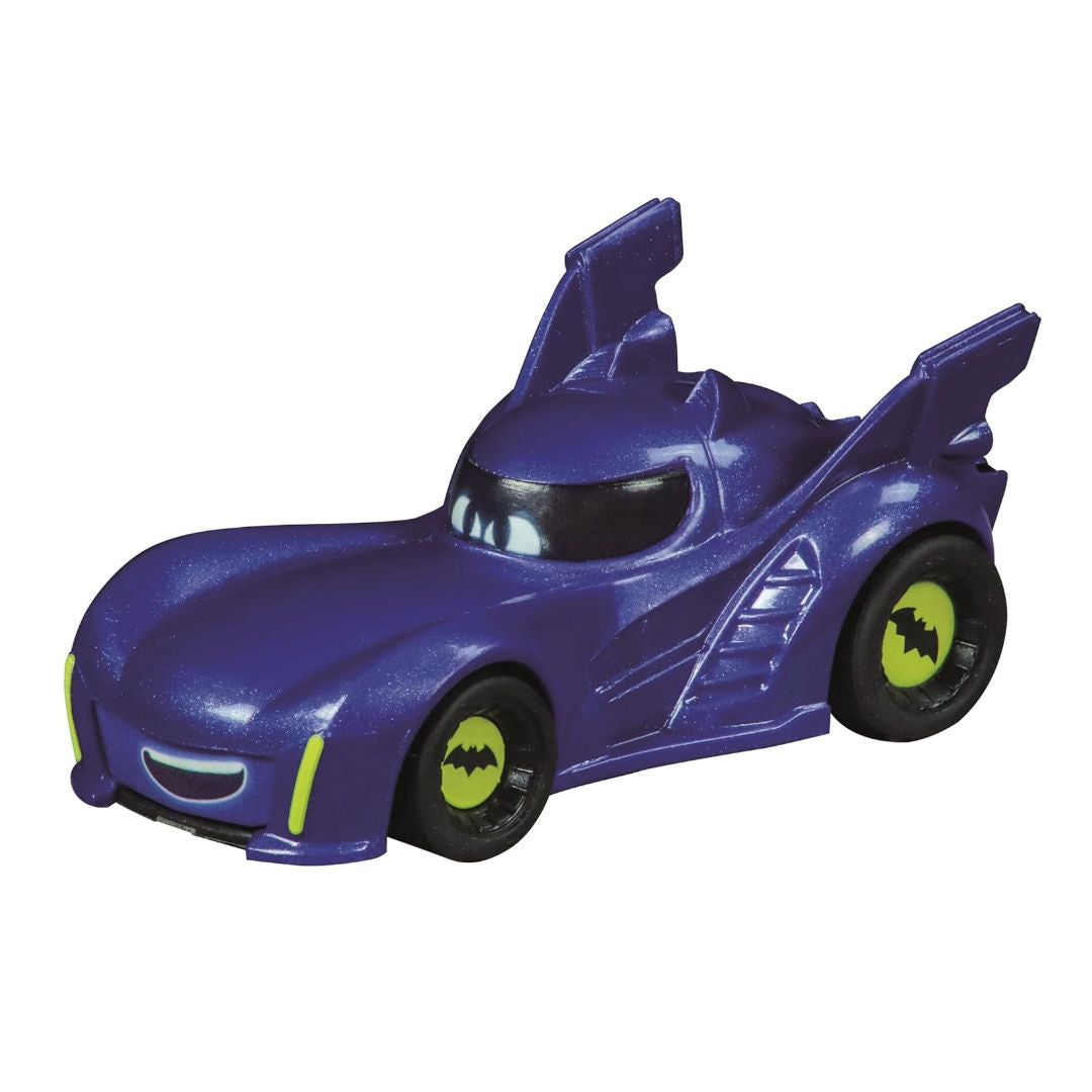 Carrera Pull N Speed DC Batwheels Bam Vs Redbird Pull-Back Action Motor Cars 1:43, Pack of 2, 3+ years