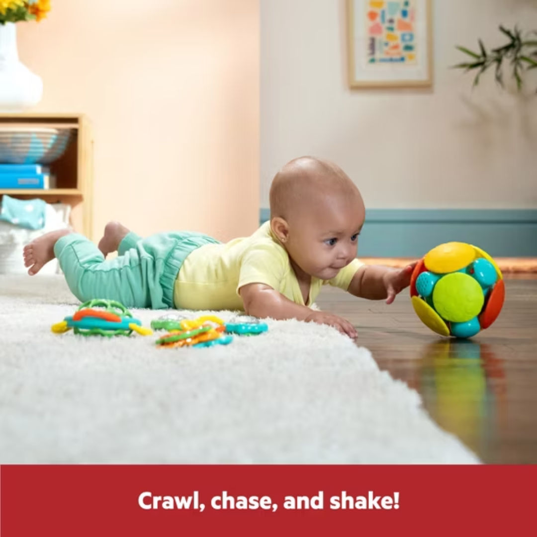 Bright Starts Catch Me Smile Toy Gift Set (4 Pieces), 3+ months
