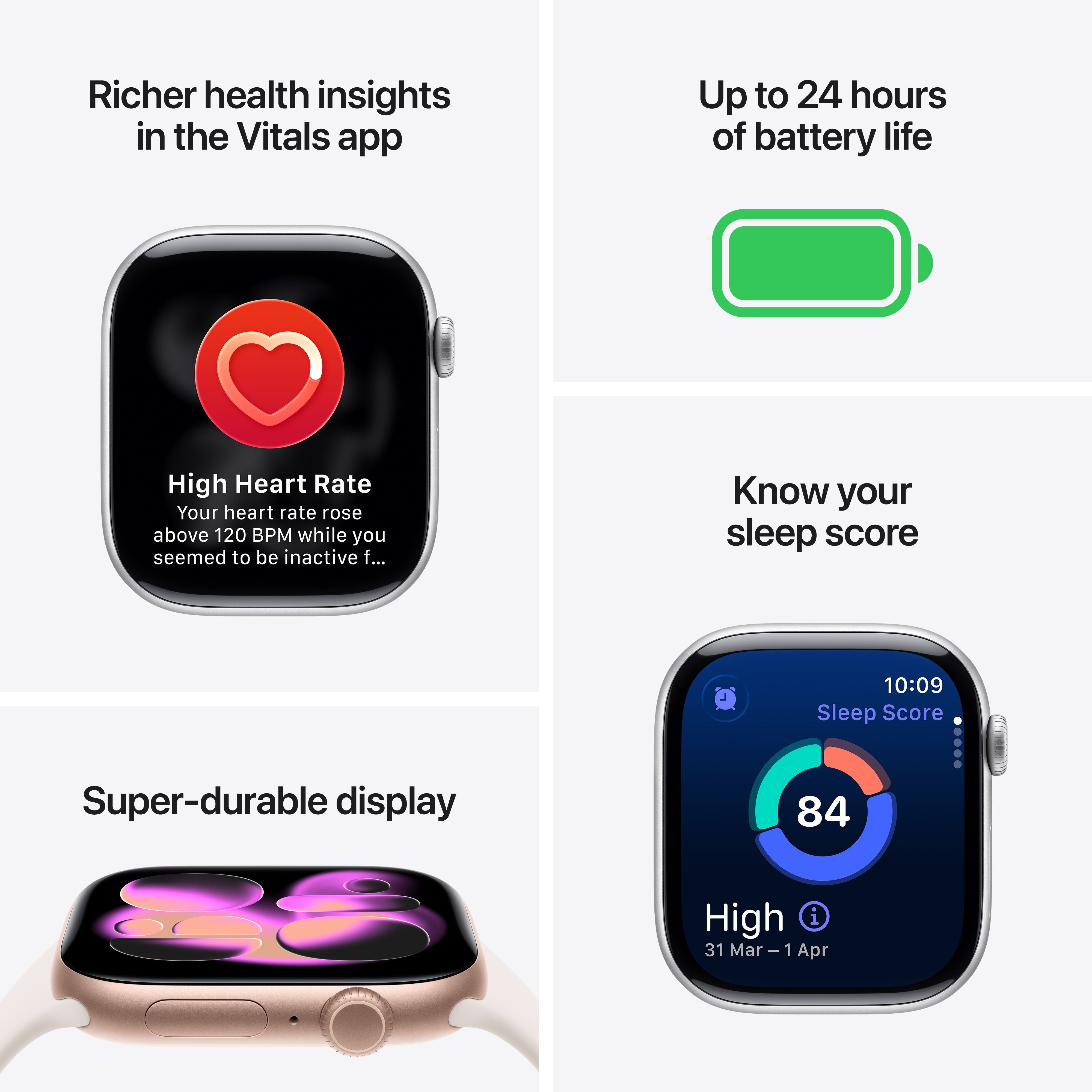 Apple Watch Series 11 GPS, 46mm Jet Black Aluminum Case