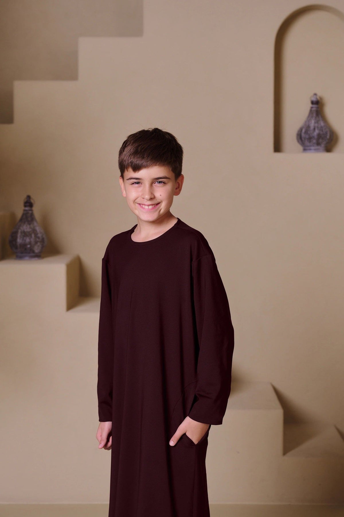RAYAN Junior Kandura - Brown