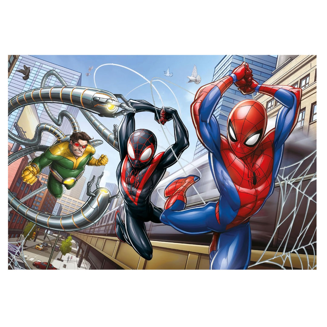 Clementoni Super Color, MARVEL SPIDER-MAN Puzzle, 104 Pieces