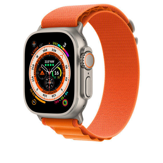 Ultra GPS + Cellular, 49mm Titanium Case with Alpine Loop -Small