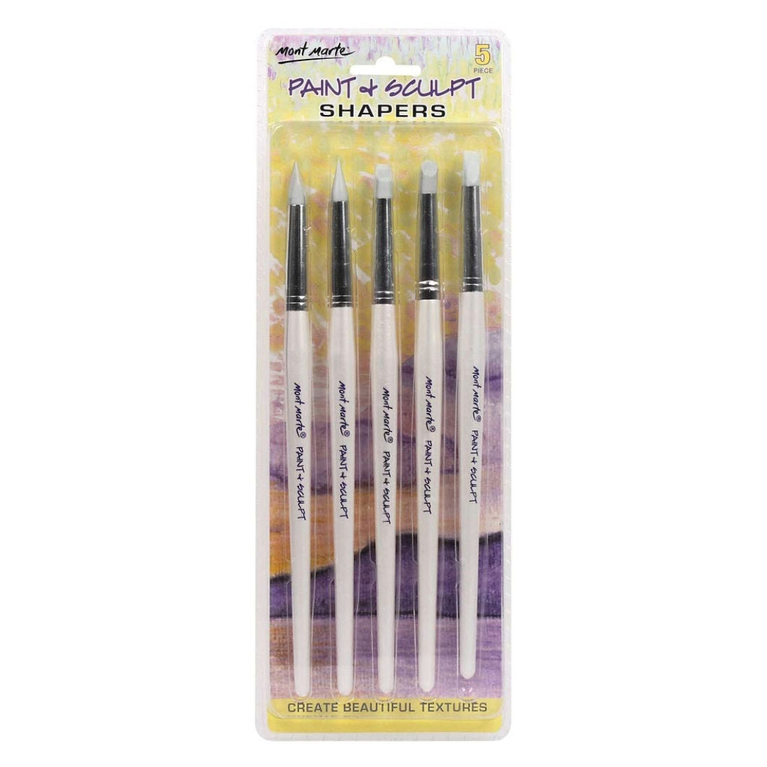 Mont Marte, Paint & Sculpt Shapers Signature, 5-Pieces, BMHS0005