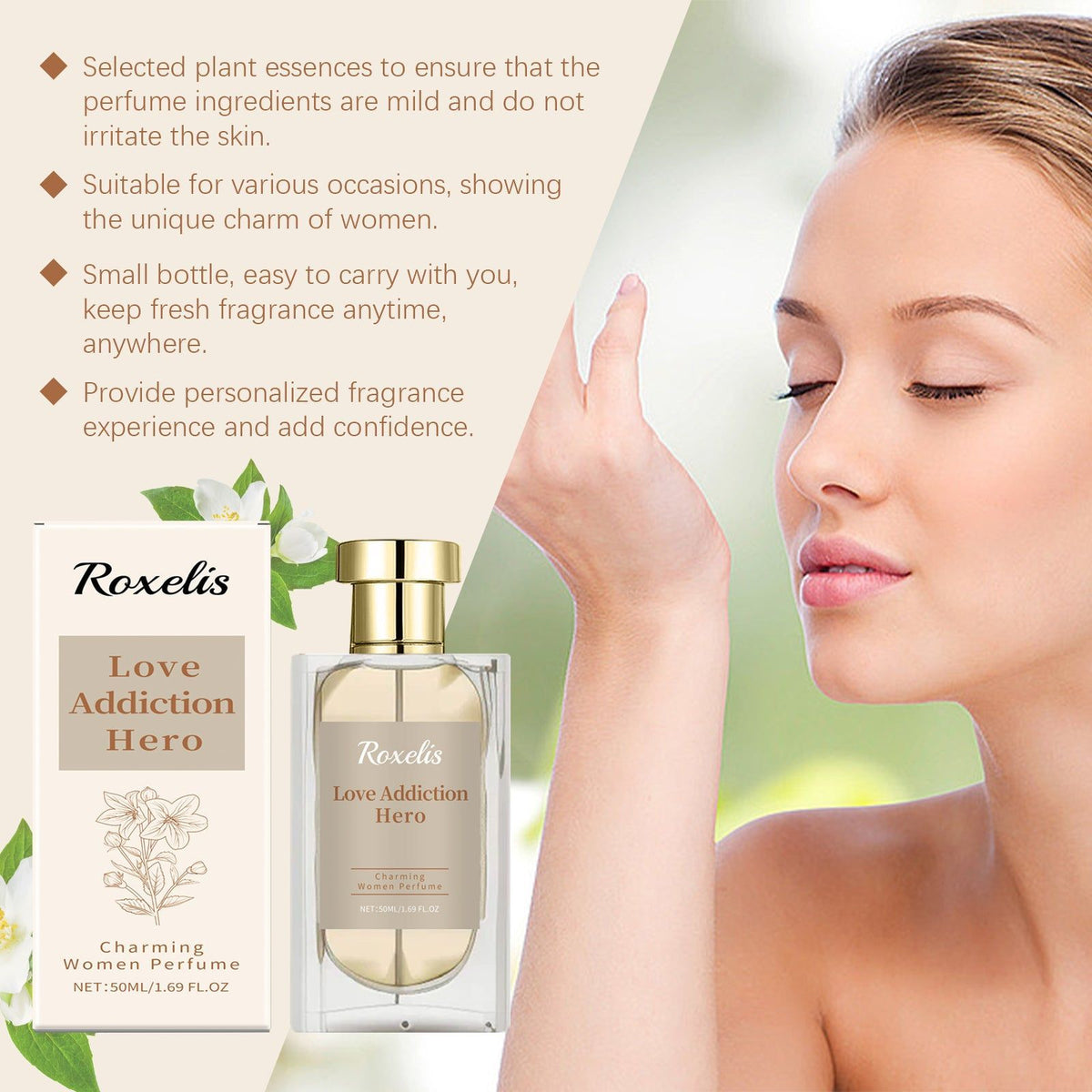 Bellflower Perfume for Women, Long Lasting Fragrance, Elegant Floral Scent ,50ml