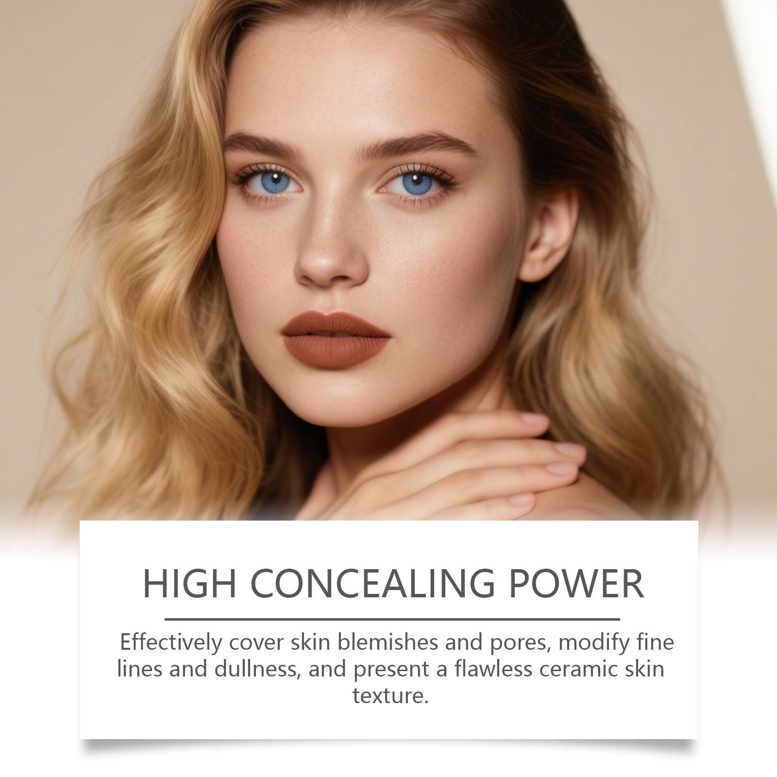 Brightening Flawless Cushion Cream, Natural Fit Base Makeup, Hydrating, Concealing, Light, Transparent ,18g