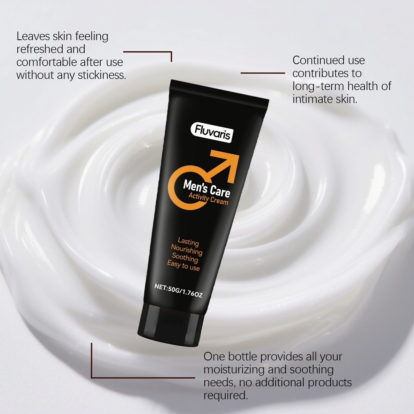 50g Mens Body Cream with Moisturizing and Skin Care