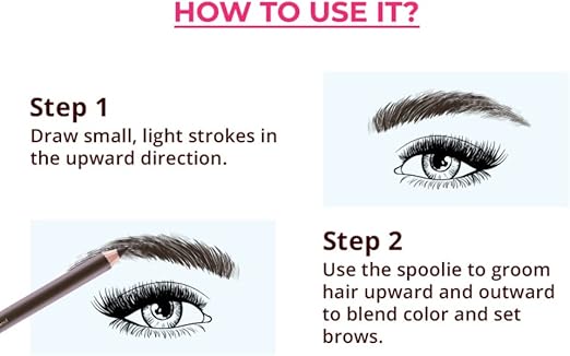 NYKAA Brow Chika Wow Eyebrow Pencil Coven Cocoa 01