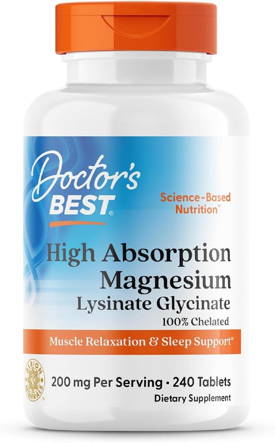 Dr Best High Absorption Magnesium 200mg 240tabs