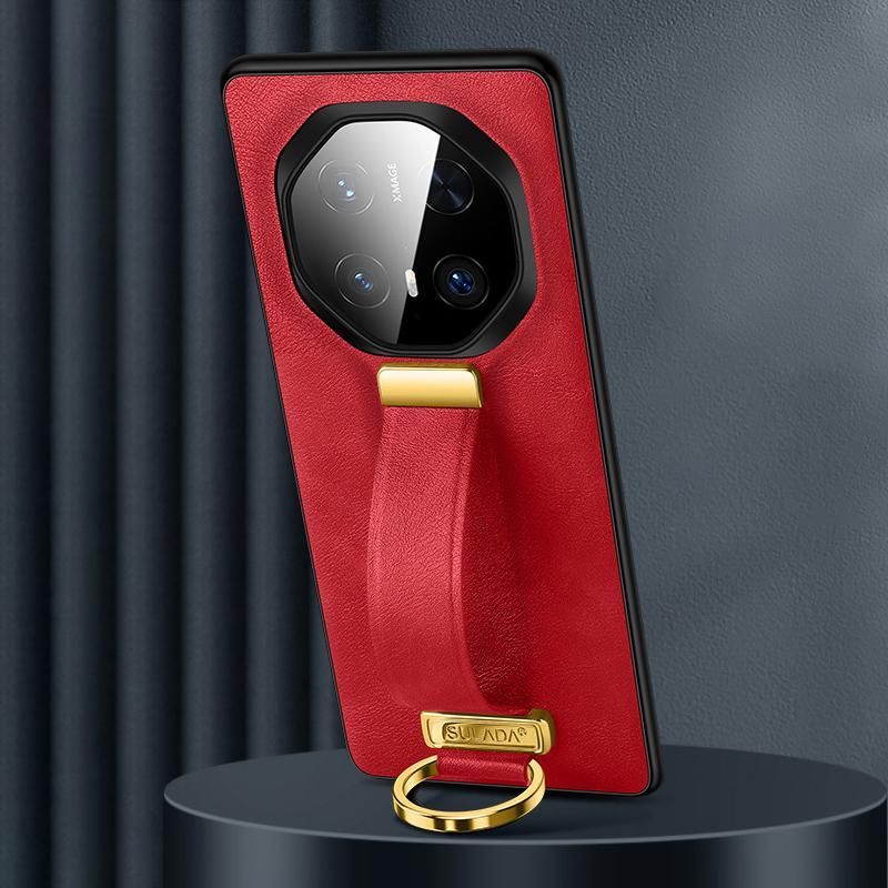 PC Hybrid PU Texture Case For Huawei Mate 70 RS Ultimate