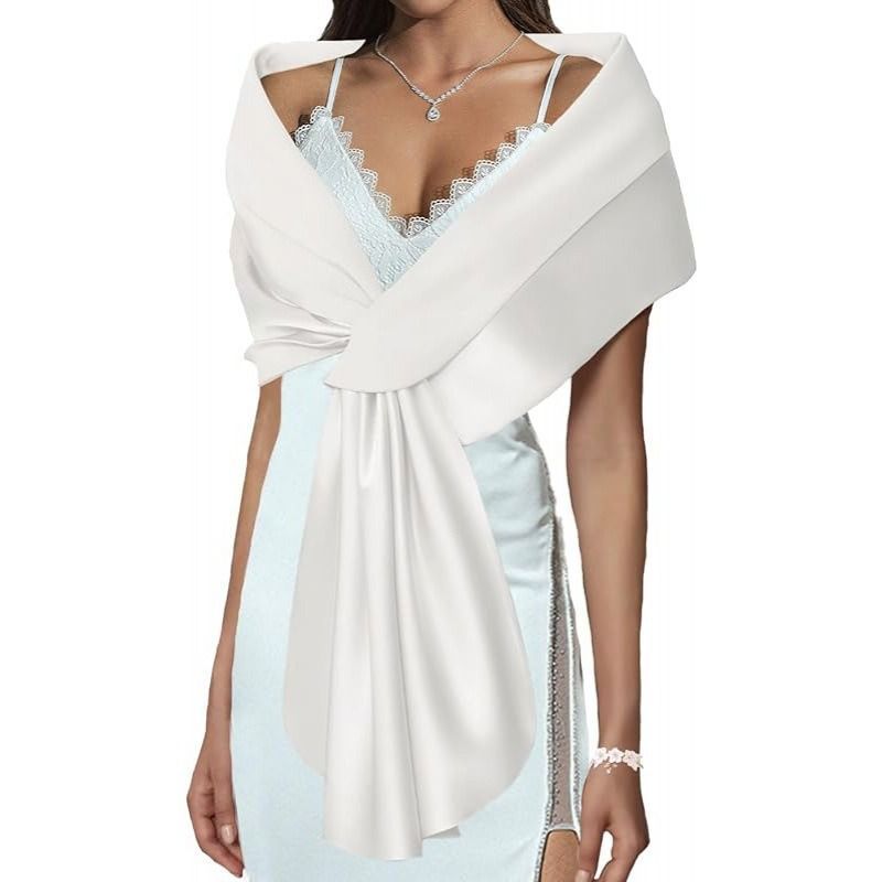 Black Velvet Shawl Wrap for Women Wedding & Evening Party