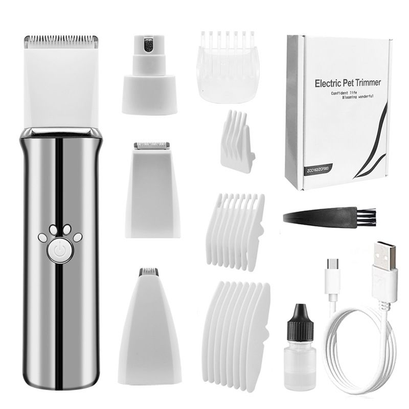 Pet Hair Clipper with 4 Blades