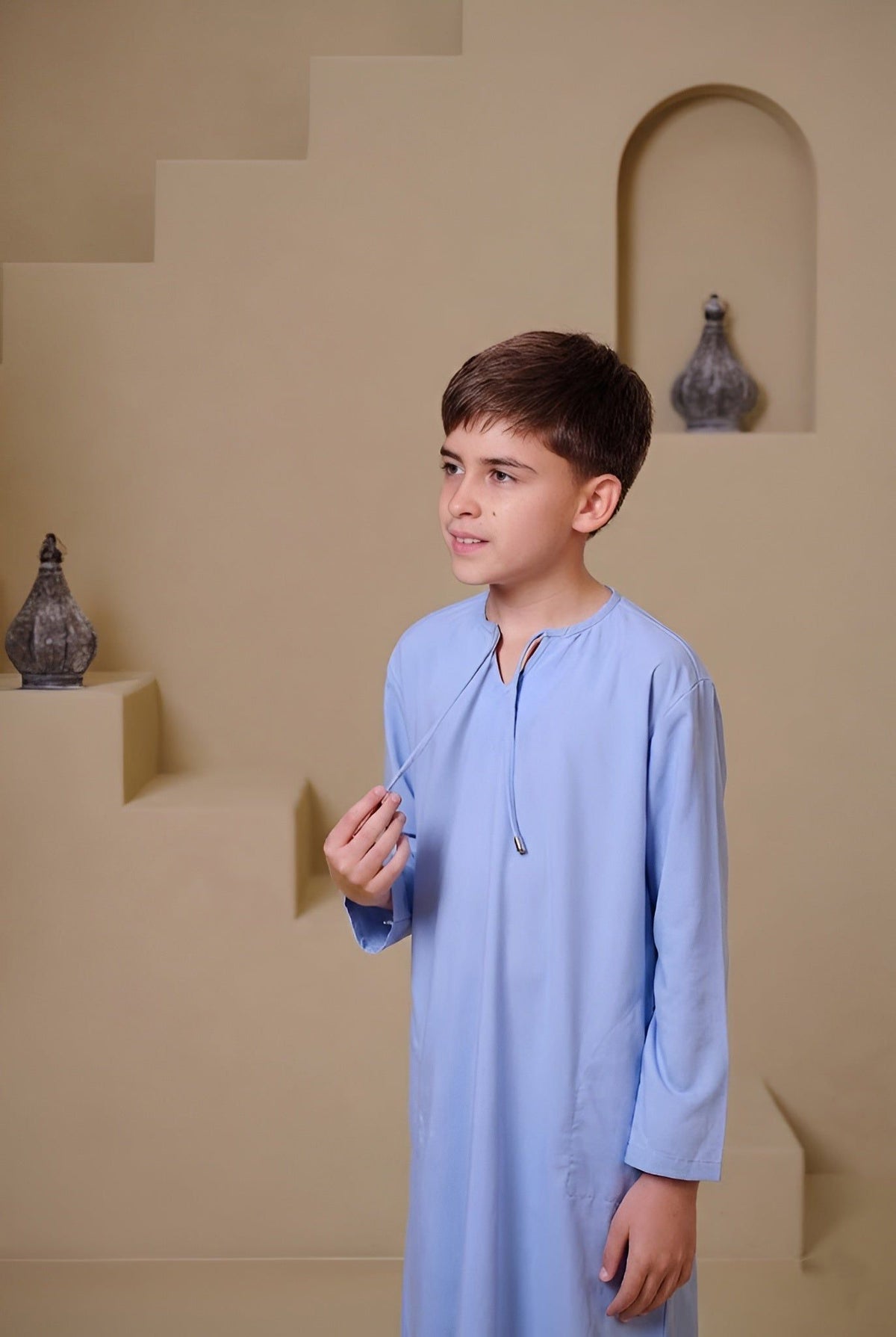 Sahil Kids Abaya - Blue
