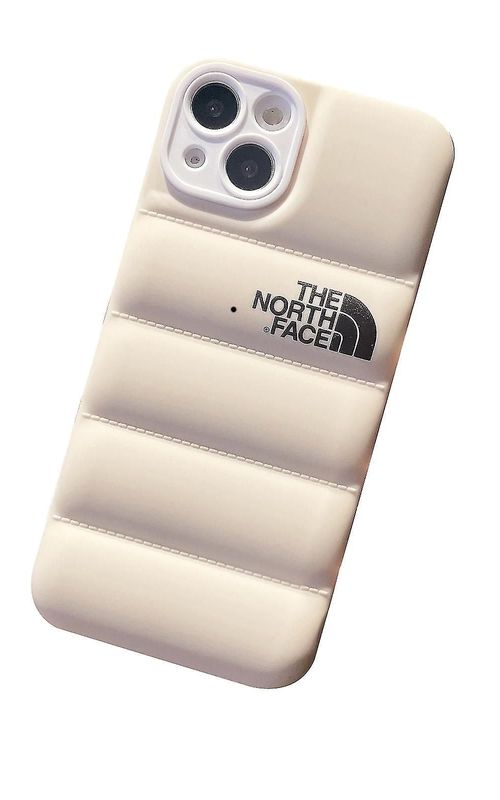 For iPhone 12 Series - 3D Cute Shockproof Cover, Winter Down Jacket Puffer Soft Cloth Case For iPhone 12/12 Pro/12 Pro Max