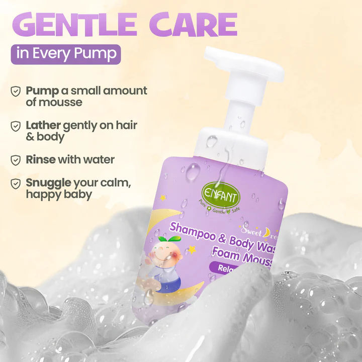 ENFANT - Sweet Dream Shampoo & Body Foam Mousse 400ml