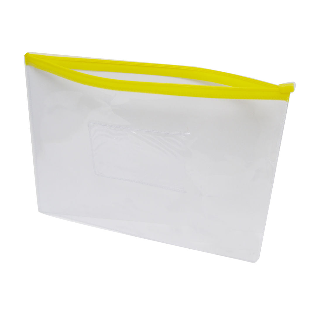 RSC A5 Zipper Bag, Clear/Net/Printed, C23-011A/012A
