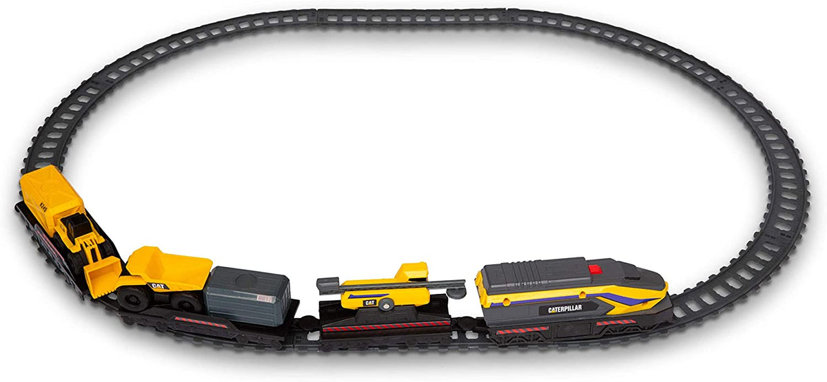 CAT LITTLE MACHNE POWER TRUCK TRAIN SET