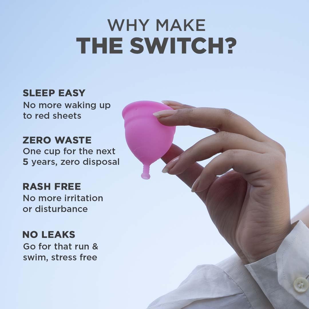 Pee Safe Menstrual Cup LARGE (Transparent)