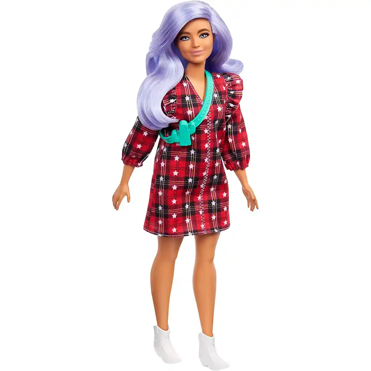 BARBIE FASHIONISTAS DOLL - PLAID DRESS