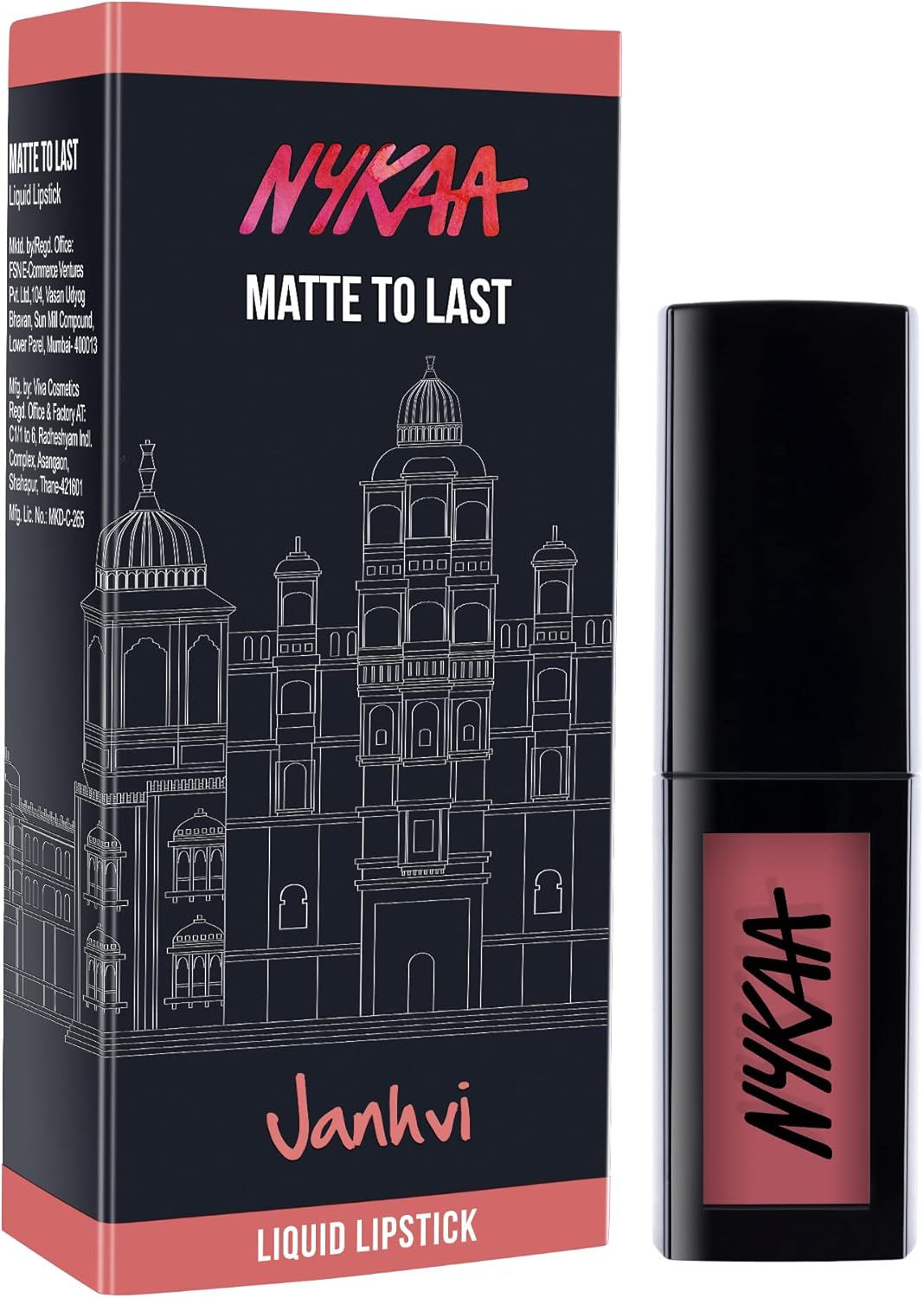 Nykaa Matte To Last ! Liquid Lipstick Janhvi 23
