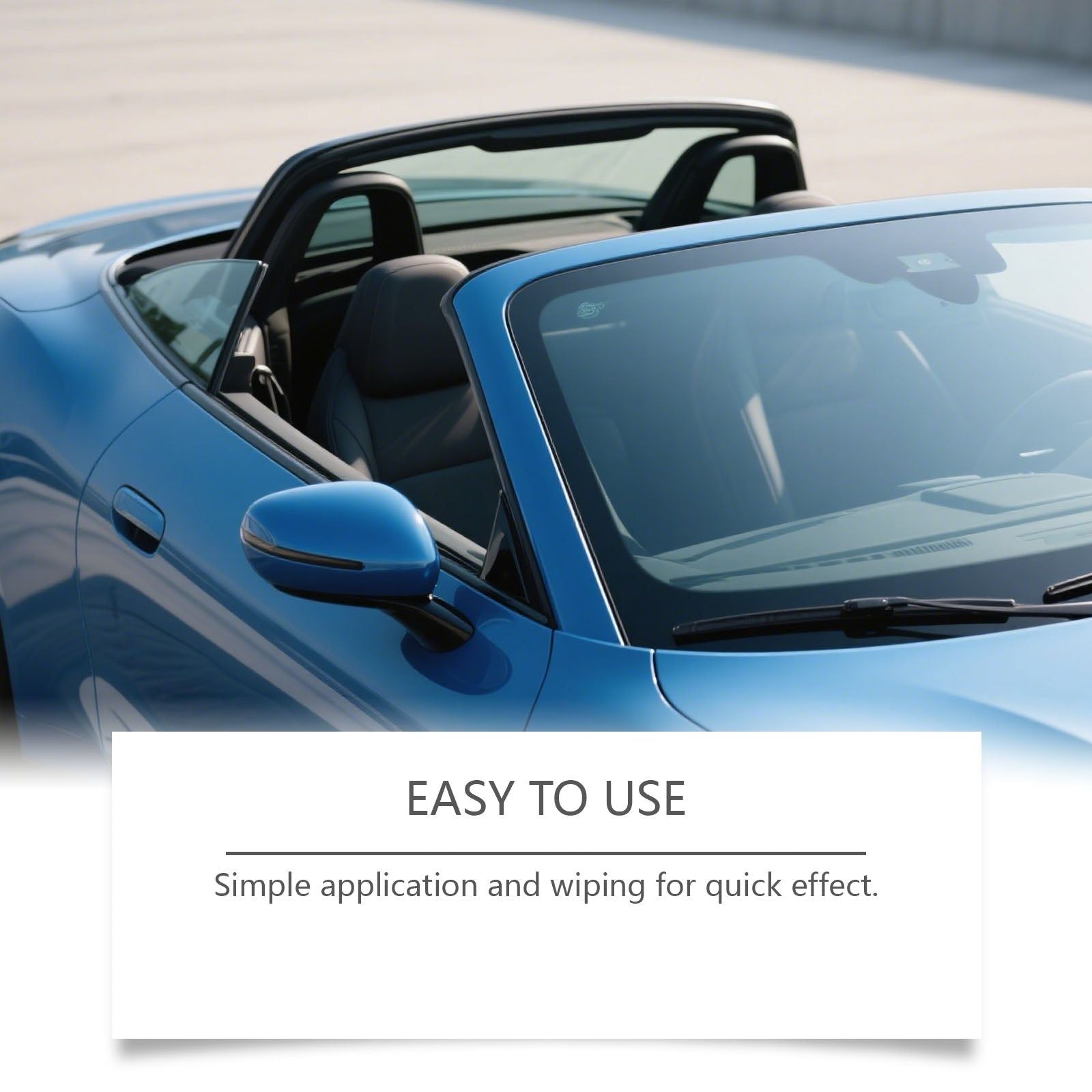 Car Care Anti-Fog Coating, Clear Windshield & Mirror, Stay Safe ,1set