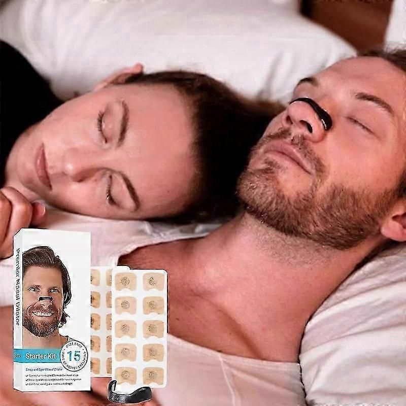 Breathing Nasal Strip Start Kit Anti-Snoring Strip Ventilation Nasal