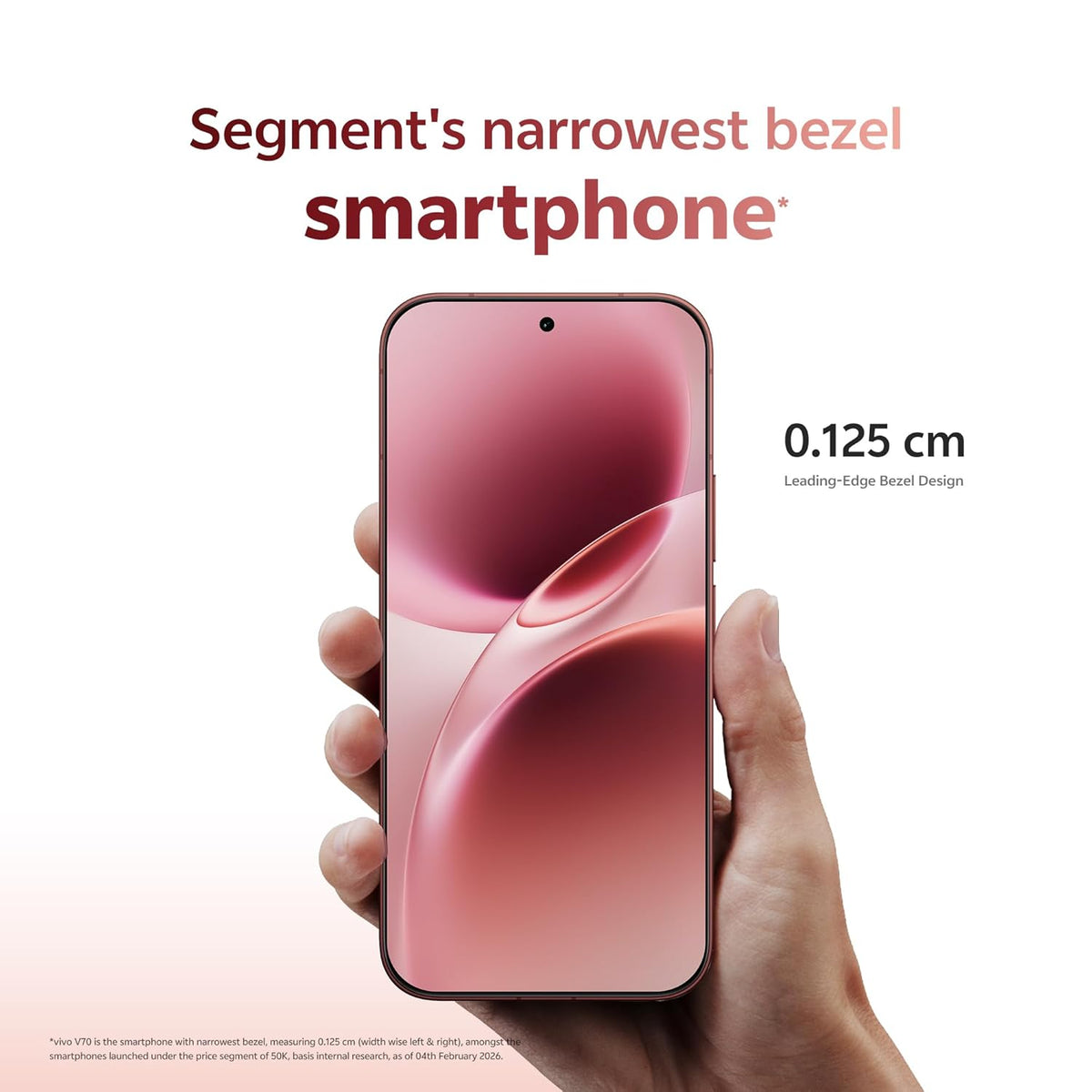Vivo V70 5G Smartphone 12GB RAM, 6.59" AMOLED Display, ZEISS Triple Camera, 6500mAh Battery