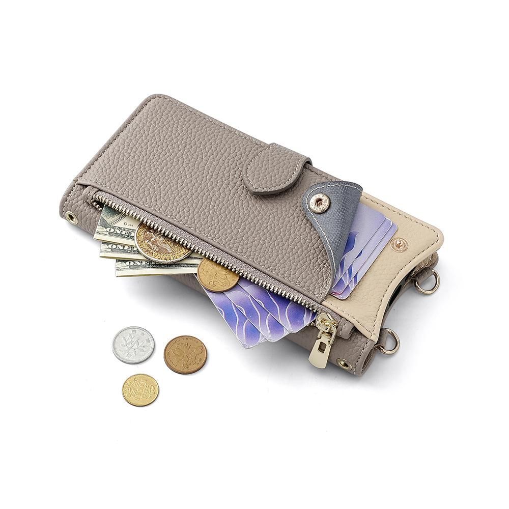 Litchi Leather Case For Huawei nova 12i / Enjoy 70 Pro