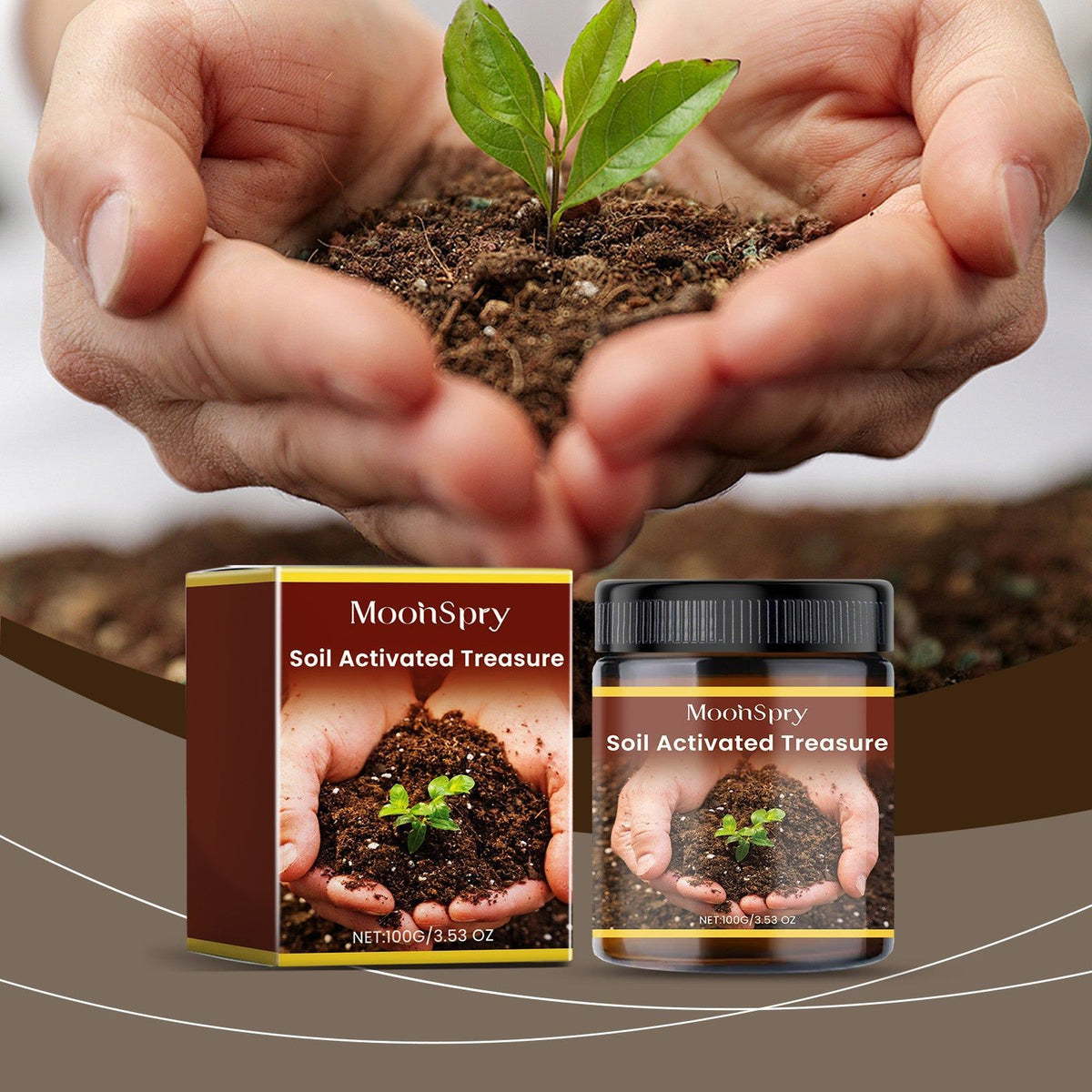 Boost Plant Growth with Soil Activator, Fast-Acting Fertilizer for Healthy Vegetables and Fruits ,100g