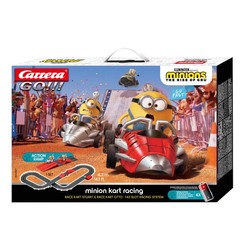 Carrera GO Minion Kart Racing Track Set, 5+ years